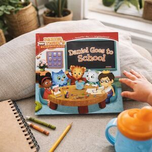 Daniel Goes to School  Daniel Tiger’S Neighborhood. Hard Cover